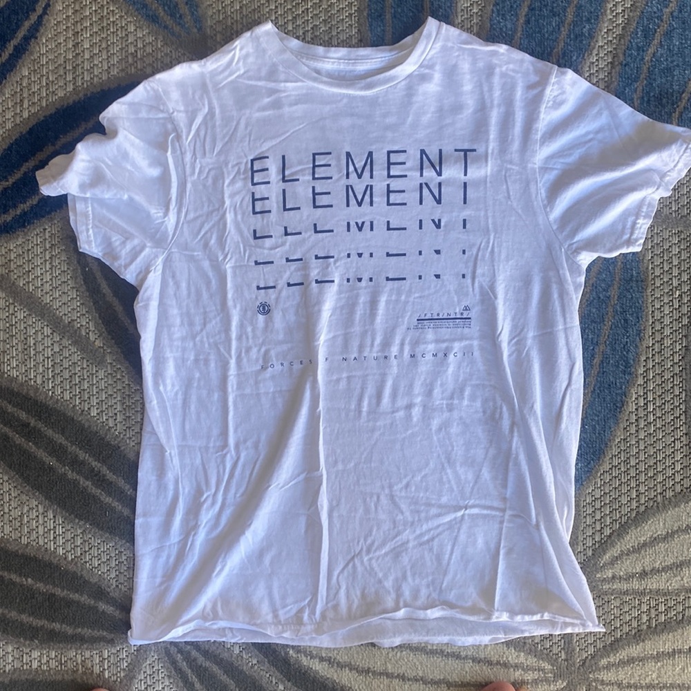 Men’s Element T-Shirt White Medium (Like New)